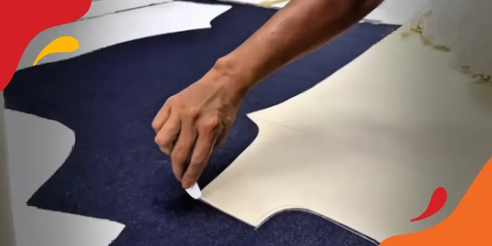 proses pemotongan denim